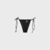 Braguitas de bikini brasileñas con flores bordadas Braguitas de bikini brasileñas con flores bordadas