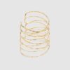Brazalete rígido cruzado de manga redonda