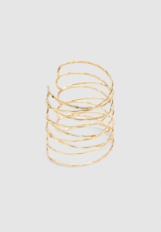 Brazalete rígido cruzado de manga redonda