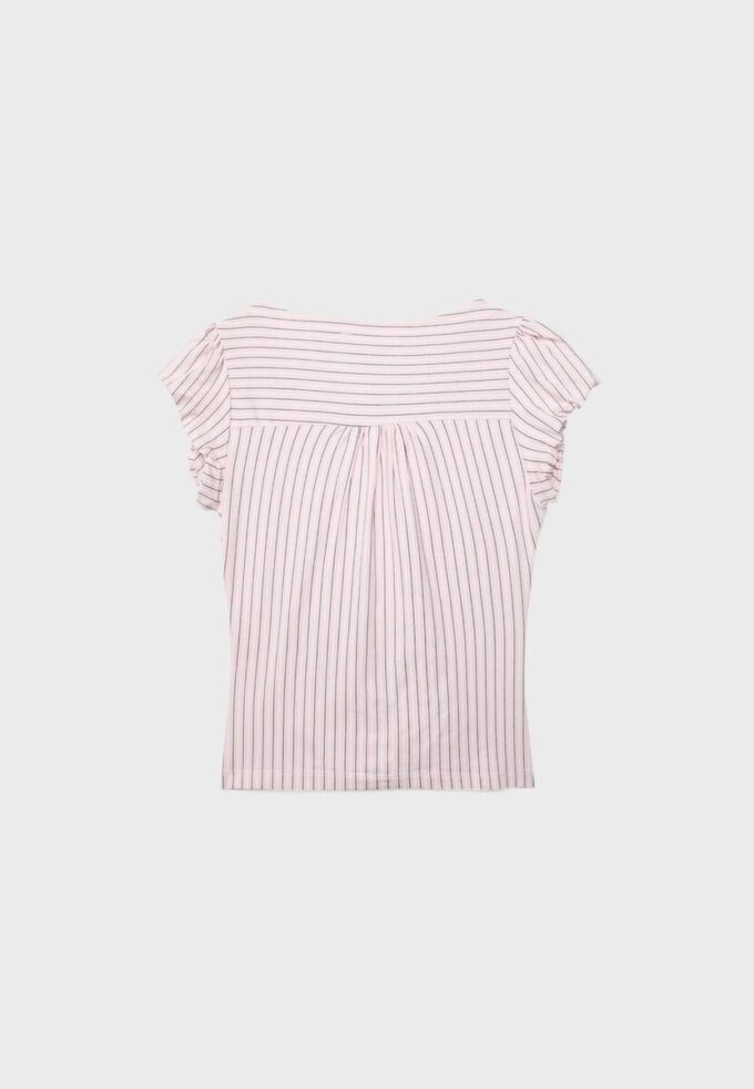 Camisa de manga corta con fruncidos Camisa de manga corta con fruncidos