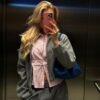 Camisa entallada con costura bajo el pecho Camisa entallada con costura bajo el pecho