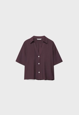 Camisa holgada con botones
