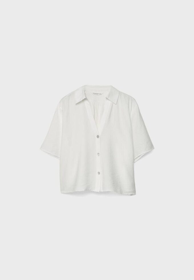 Camisa holgada con botones Camisa holgada con botones