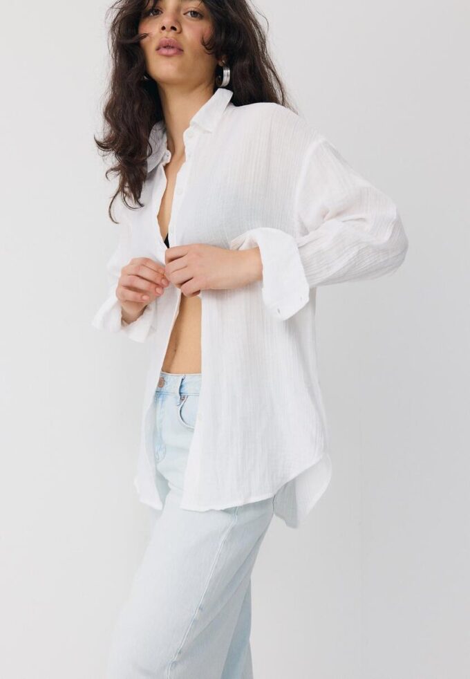 Camisas básicas de doble tejido