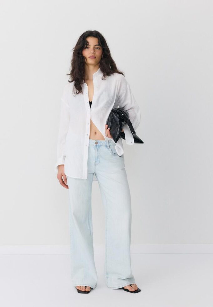 Camisas básicas de doble tejido