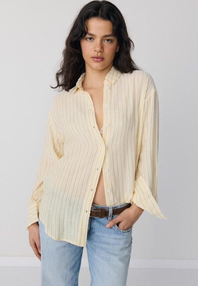 Camisas básicas de doble tejido