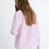 Camisas básicas de popelín a rayas con bolsillo Camisas básicas de popelín a rayas con bolsillo