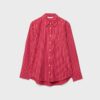 Camisas básicas de popelín a rayas con bolsillo Camisas básicas de popelín a rayas con bolsillo