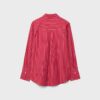 Camisas básicas de popelín a rayas con bolsillo Camisas básicas de popelín a rayas con bolsillo