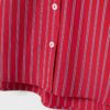 Camisas básicas de popelín a rayas con bolsillo Camisas básicas de popelín a rayas con bolsillo