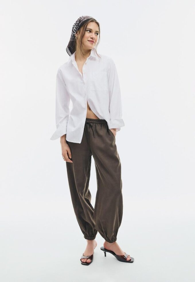 Camisas básicas de popelín con bolsillo Camisas básicas de popelín con bolsillo
