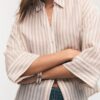 Camisas con mangas kimono efecto lino Camisas con mangas kimono efecto lino