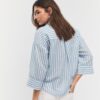 Camisas con mangas kimono efecto lino Camisas con mangas kimono efecto lino
