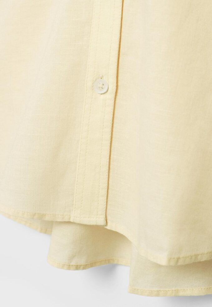Camisas con mangas kimono efecto lino Camisas con mangas kimono efecto lino