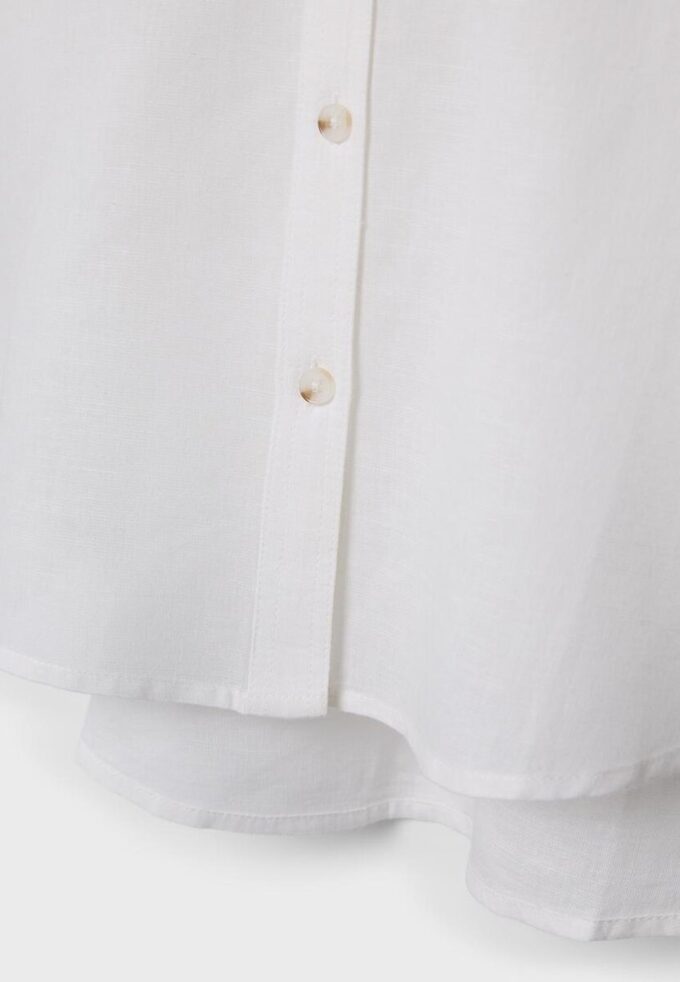 Camisas con mangas kimono efecto lino Camisas con mangas kimono efecto lino