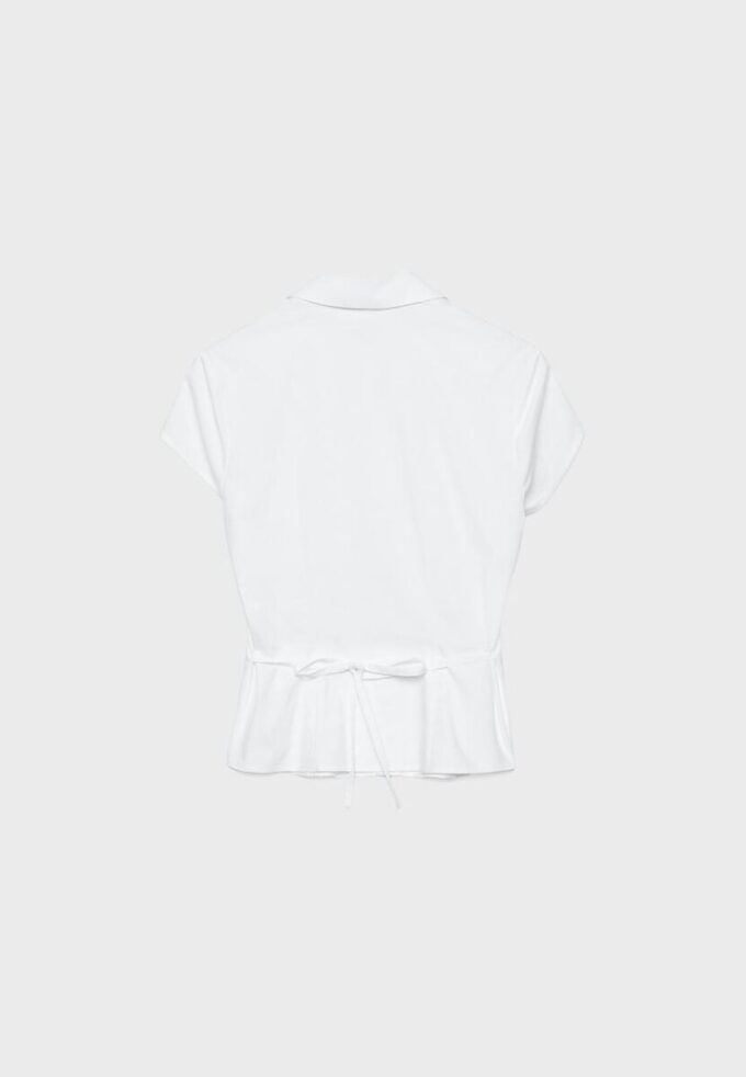 Camisas de manga corta con costura bajo el pecho Camisas de manga corta con costura bajo el pecho
