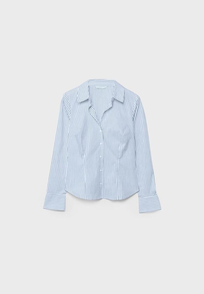 Camisas entalladas básicas a rayas Camisas entalladas básicas a rayas