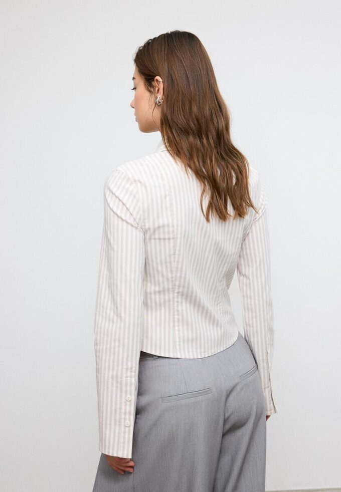 Camisas entalladas de bengalina con doble cremallera Camisas entalladas de bengalina con doble cremallera