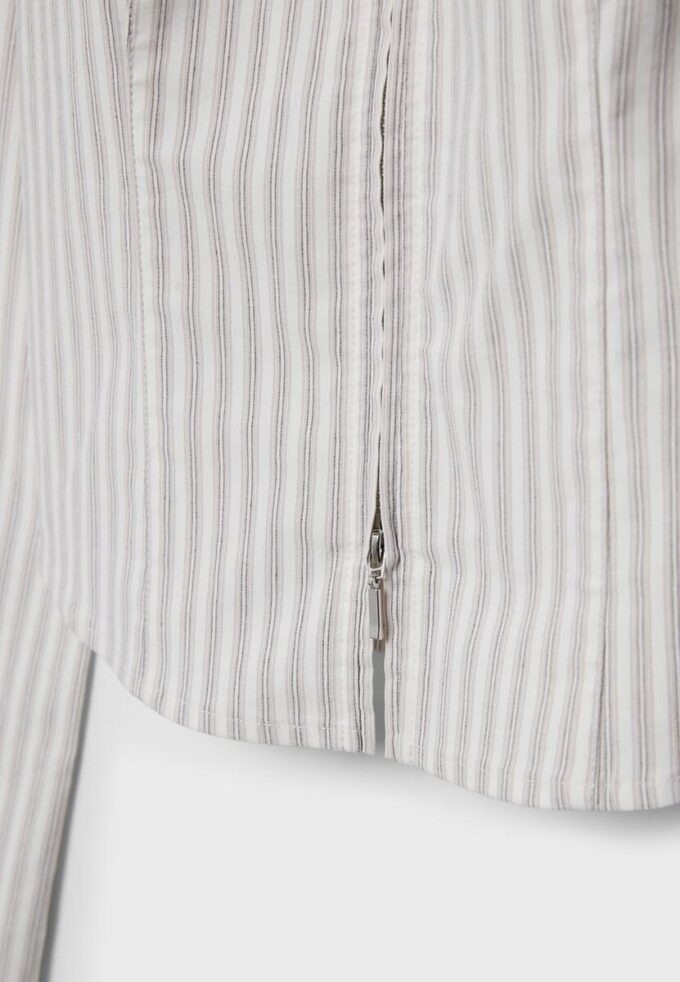 Camisas entalladas de bengalina con doble cremallera Camisas entalladas de bengalina con doble cremallera
