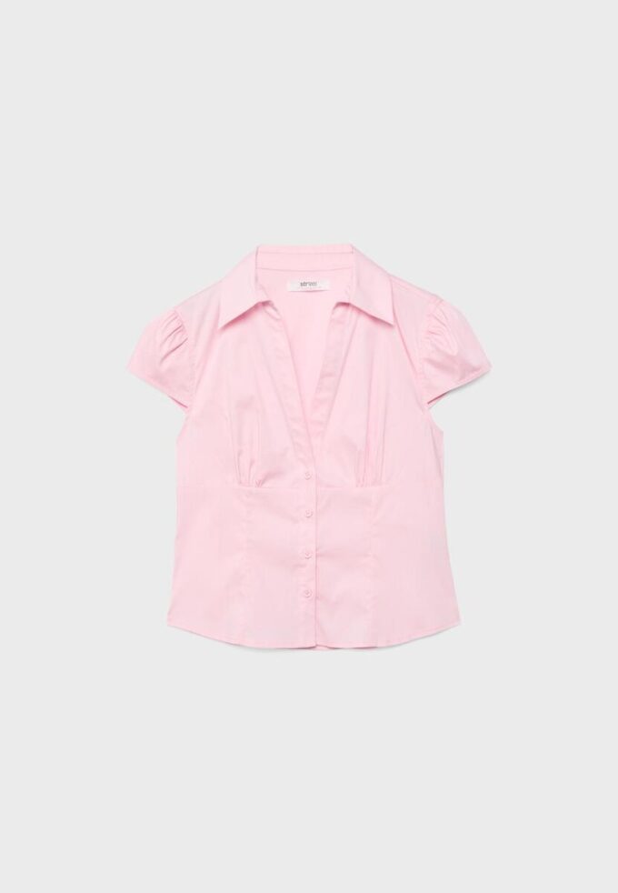 Camisas entalladas de manga corta Camisas entalladas de manga corta