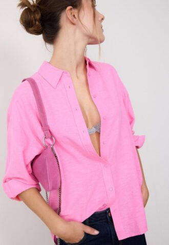 Camisas fluidas con efecto lino