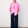 Camisas fluidas con efecto lino Camisas fluidas con efecto lino