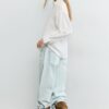 Camisas fluidas con efecto lino Camisas fluidas con efecto lino