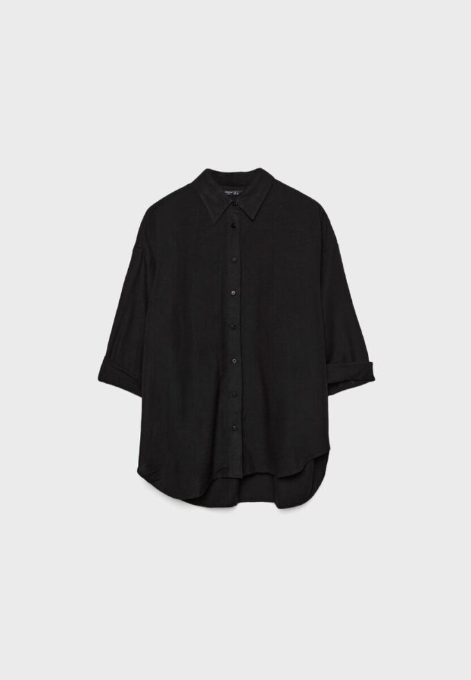 Camisas fluidas con efecto lino Camisas fluidas con efecto lino