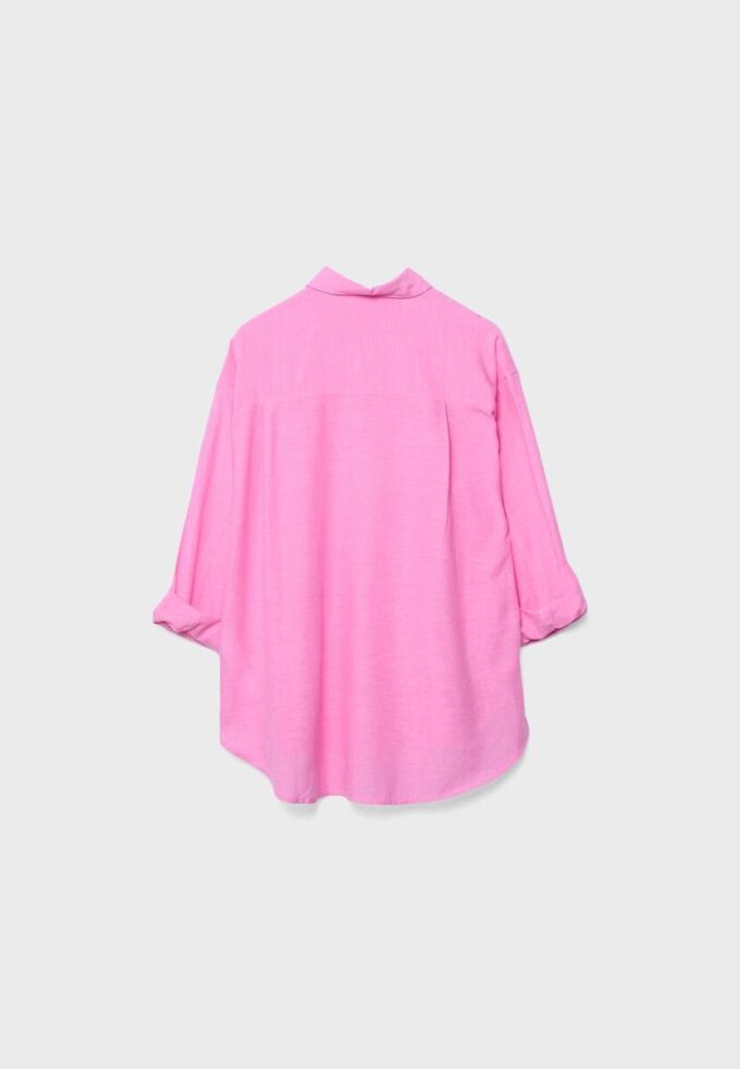 Camisas fluidas con efecto lino Camisas fluidas con efecto lino