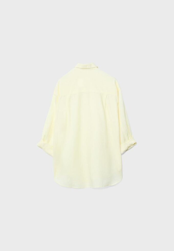 Camisas fluidas con efecto lino Camisas fluidas con efecto lino