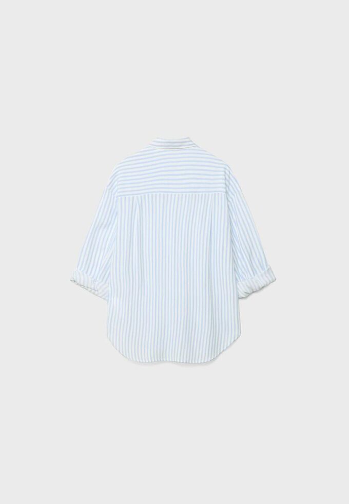 Camisas fluidas con efecto lino Camisas fluidas con efecto lino