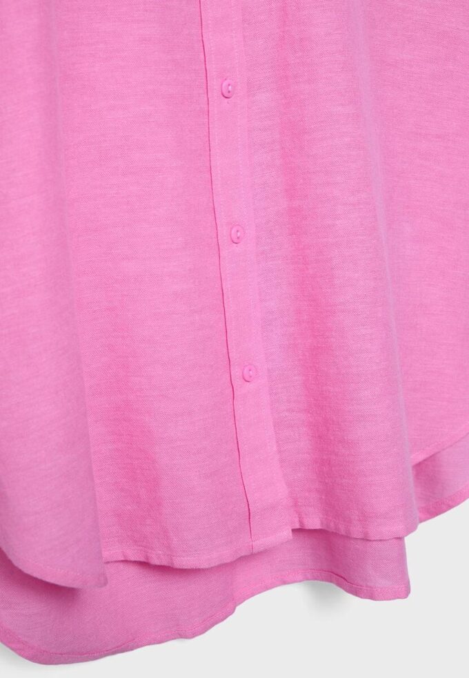 Camisas fluidas con efecto lino Camisas fluidas con efecto lino