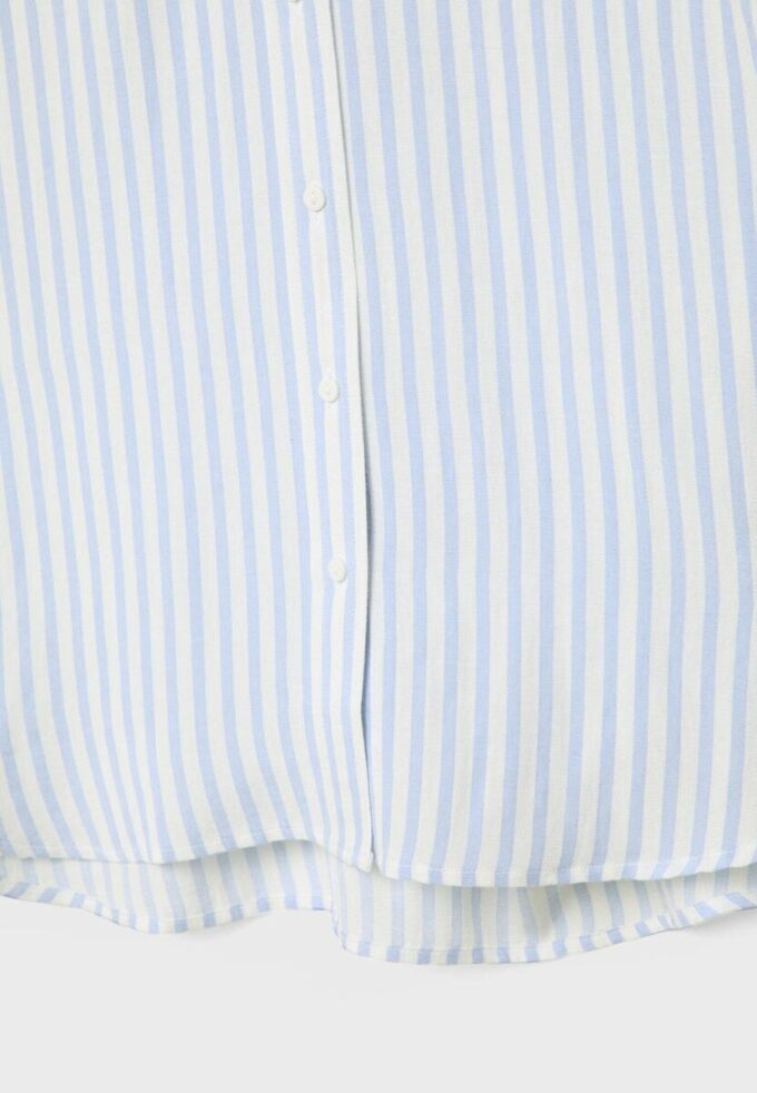 Camisas fluidas con efecto lino Camisas fluidas con efecto lino
