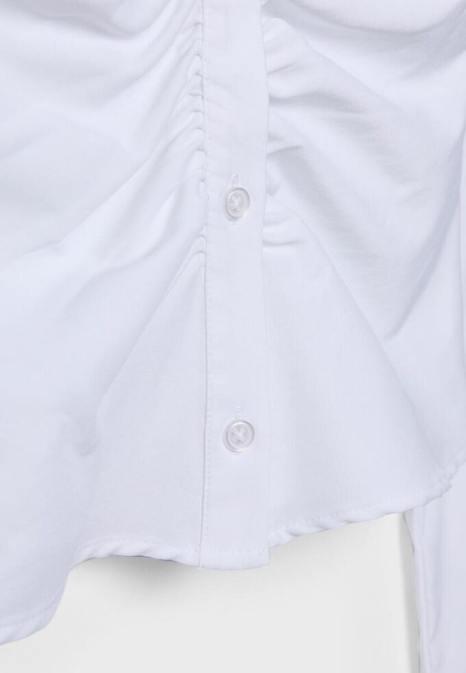 Camisas lisas fruncidas Camisas lisas fruncidas