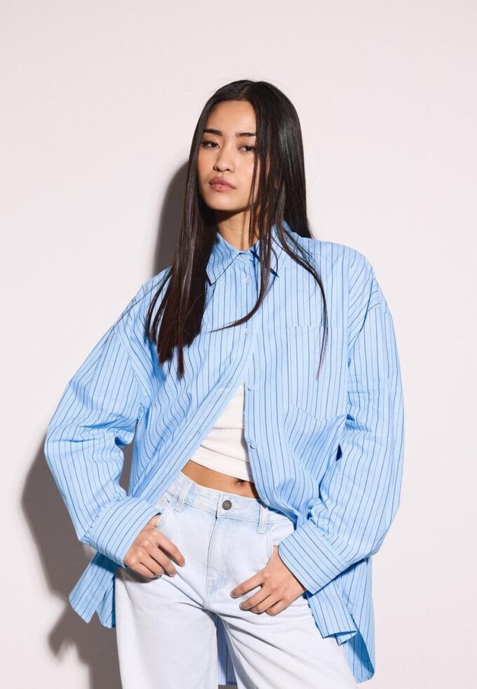 Camisas oversize a rayas Camisas oversize a rayas