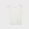 Camiseta asimétrica con botones Camiseta asimétrica con botones