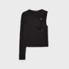 Camiseta asimétrica con hebilla metálica Camiseta asimétrica con hebilla metálica