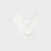 Camiseta asimétrica con tachuelas Camiseta asimétrica con tachuelas