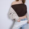Camiseta asimétrica de modal Camiseta asimétrica de modal