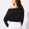 Camiseta asimétrica de modal Camiseta asimétrica de modal