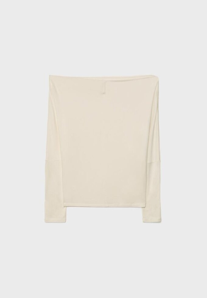 Camiseta asimétrica de modal Camiseta asimétrica de modal