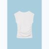 Camiseta básica ajustada con fruncidos Camiseta básica ajustada con fruncidos
