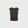 Camiseta básica ajustada con fruncidos Camiseta básica ajustada con fruncidos