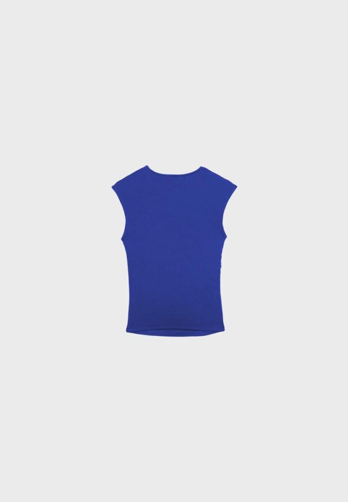 Camiseta básica ajustada con fruncidos Camiseta básica ajustada con fruncidos
