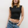 Camiseta básica con cuello barco Camiseta básica con cuello barco