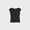 Camiseta básica con cuello barco Camiseta básica con cuello barco