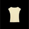 Camiseta básica con cuello barco