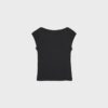 Camiseta básica con cuello barco Camiseta básica con cuello barco