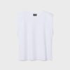 Camiseta básica con hombreras Camiseta básica con hombreras
