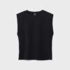 Camiseta básica con hombreras Camiseta básica con hombreras